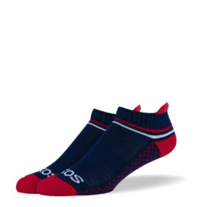 Women's Navy Athletic Ankle Socks