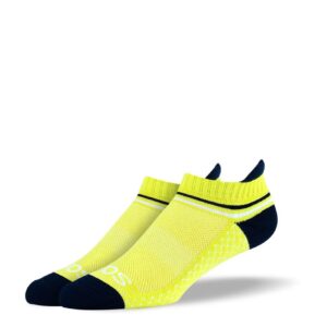 Women's Yellow Athletic Ankle Socks