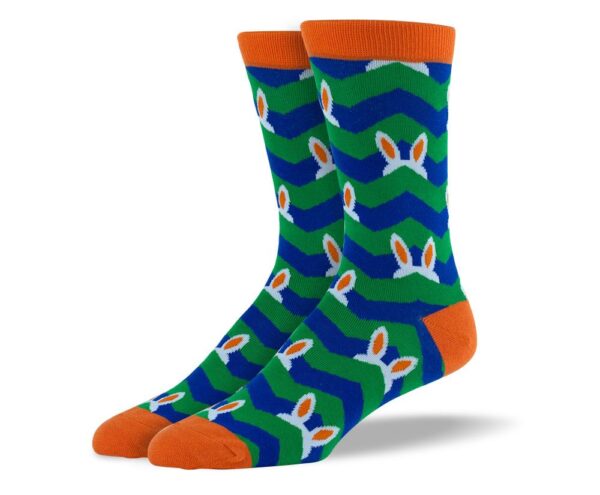 Mens Green Easter Dress Socks