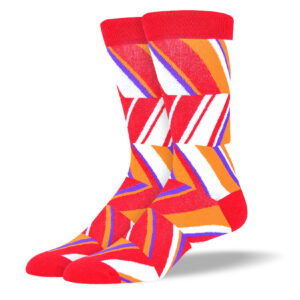 Men's Crazy Red Designer Socks