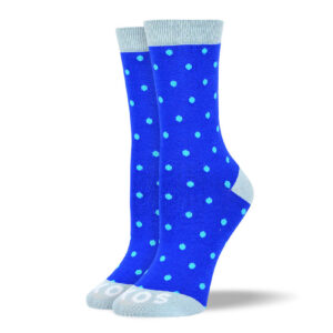Women's Blue Polka Dots Socks