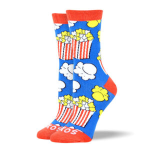 Women's Funny Popcorn Socks