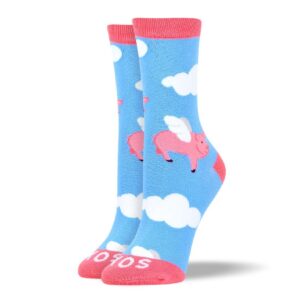 Women's Awesome Flying Pig Socks