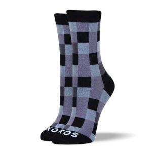 Women's Grey Square Socks