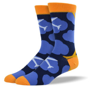 Mens Airplane Cloud Socks