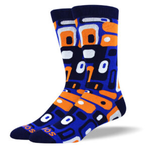 Men's Awesome Dark Blue Totem Socks