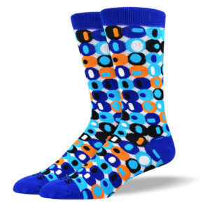 Men's Cool Blue Crazy Socks