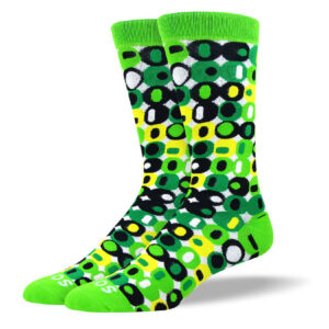 Men's Cool Green Crazy Socks
