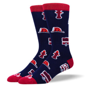 Men's Cool Red Firefighter Socks