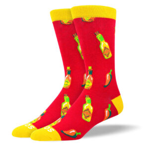 Men's Cool Red Hot Sauce Socks
