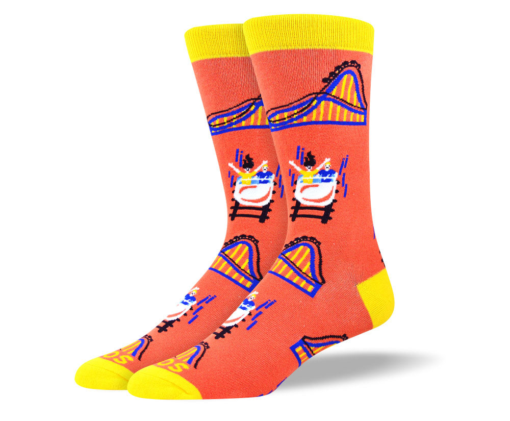 Men's Fun Roller Coaster Socks