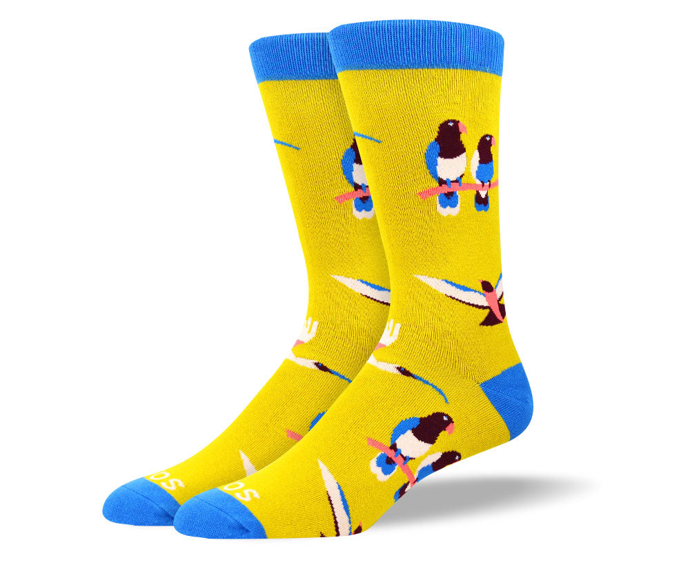 Men's Funny Unique Bird Socks