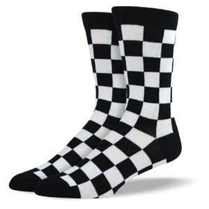 Men's Awesome Black & White Square Socks