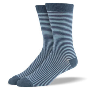 Men's Grey Thin Stripes Socks