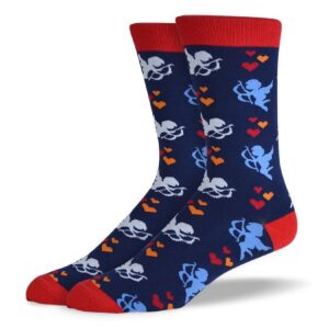 Men's Blue Valentines Day Socks
