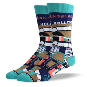 Men's Awesome Los Angeles Dress Socks