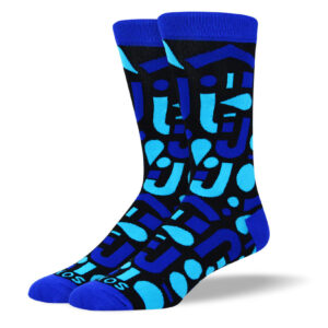 Men's Blue Funky Socks