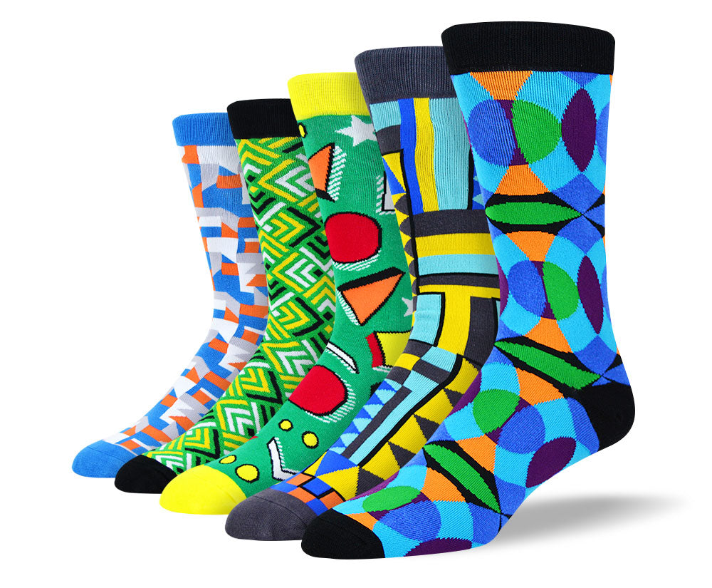 Men's Funky Art Design Socks Bundles
