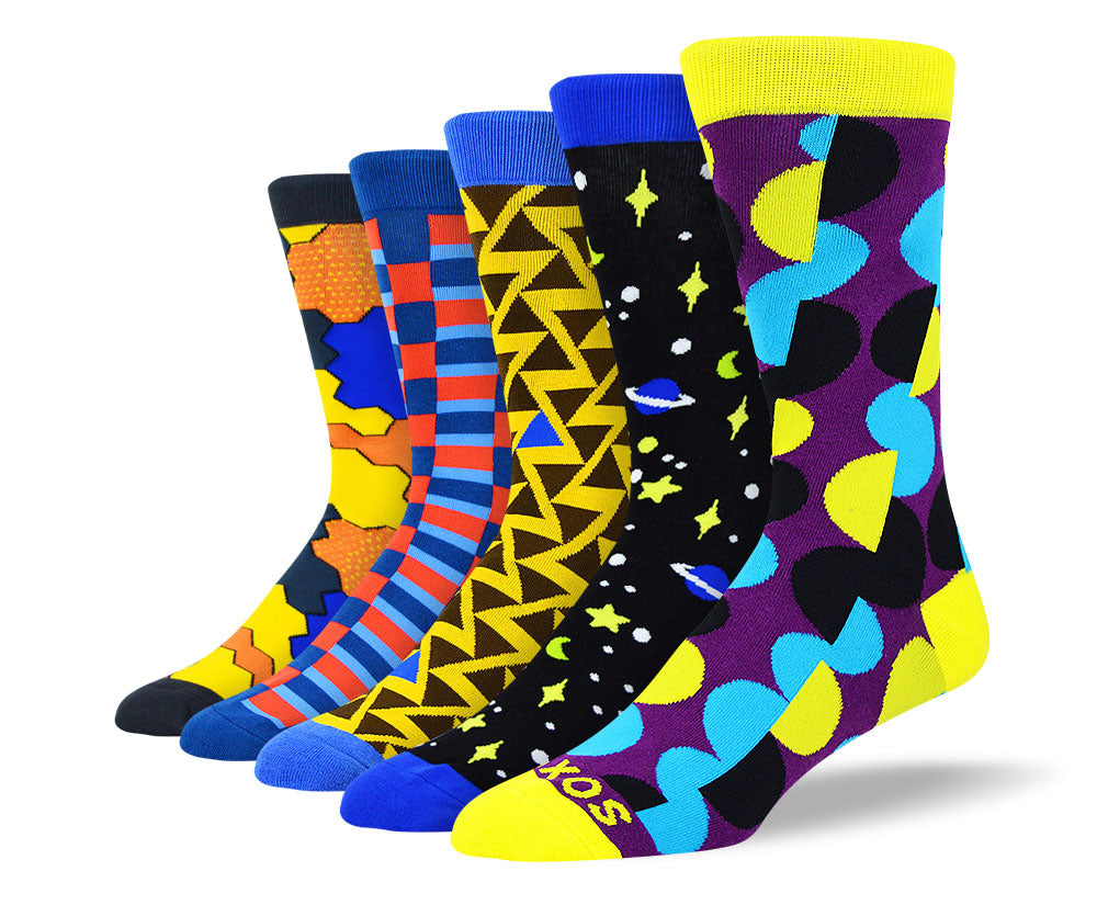 Men's Unique Dress Socks Bundle
