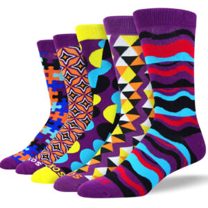 Men's Crazy Purple Sock Bundle