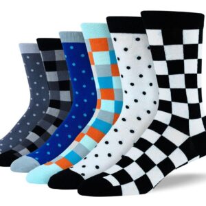 Men's Wild Checkered & Polka Dot Bundle - 6 Pair