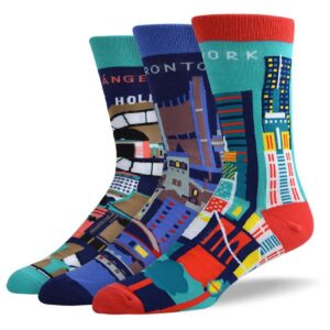 Men's Awesome City Sock Bundle - 3 Pair