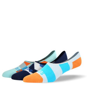 Men's Crazy No Show Socks Bundle - 3 Pair